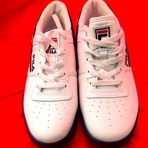 FILA Men's Original Fitness Sneaker, 6M US - White